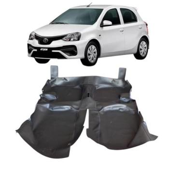 Imagem de Tapete Carpete Assoalho Vinil Fosco Luxo Etios Hatch Todos - MANOS TAP