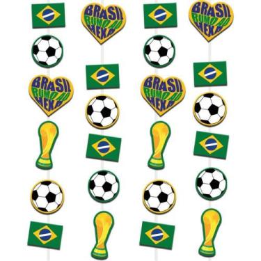 Imagem de Copa do Mundo Cortina Decorativa Brasil PCT.C/04 - Festcolor