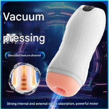 Imagem de Masturbador Masculino Elétrico Vários Modos de Sucção e Vibração, Pote