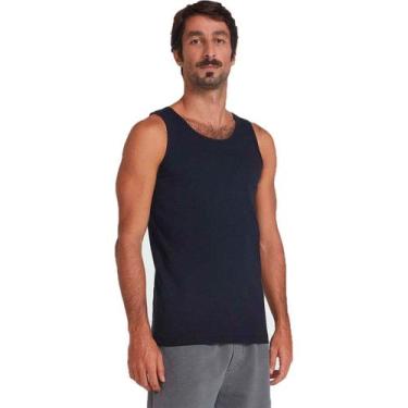 Imagem de Regata Básica Masculina Slim - Hering, Preto, XXG