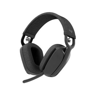 Imagem de Headset Sem Fio Logitech Zone Vibe 100 Microfone Flip-to-Mute, Cancelamento de Ruído e...