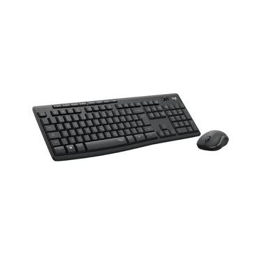 Imagem de Combo Teclado e Mouse sem fio Logitech MK295 Silencioso, Conexão USB, Pilhas Inclusas e Layout ABNT2