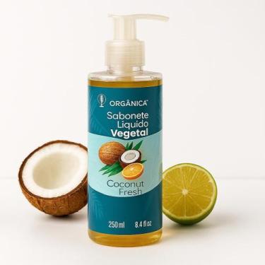 Imagem de Orgânica Coconut e Lima Sabonete Líquido Vegetal 250ml