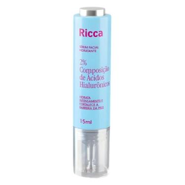 Imagem de Sérum Facial Hidratante Ricca 2% De Ácidos Hialurônicos 15ml - BELLIZ 