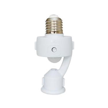 Imagem de Sensor de Presença Fotocélula P/ E27 Branco MPQ-40F MarGirius