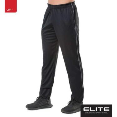 Imagem de Elite Calça Esportiva Masculina Plus Size 4267, Preto, Grafite, G4