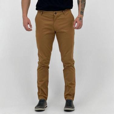 Imagem de Calça Guilherme Soul Esporte Fino Masculina, 46, Caramelo