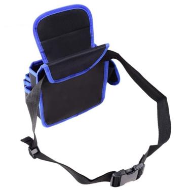 Imagem de Cinto Porta Ferramentas Bolsa Cartucheira Organizador 8 Espaços Ajustável Até 120cm em Material Sintético Impermeável