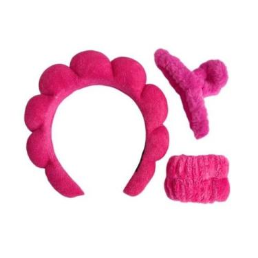 Imagem de Kit de Acessórios Para Cabelo Tiara, Presilha, Xuxinha C/3 Unid - Core