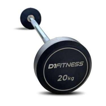 Imagem de Barra Montada Reta Emborrachada - Elite 20kg - D1Fitness