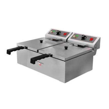 Imagem de Fritadeira Industrial Elétrica Skymsen Fed20n 10l Aço Inox Aço Inoxidá