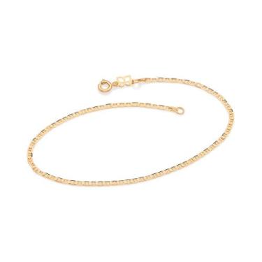 Imagem de Tornozeleira banhada a ouro 18k Cód. 5507452500 TAM 25 CM - Rommanel