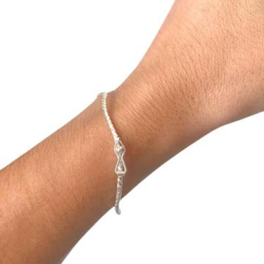 Imagem de Bracelete Fio Torcido em Prata 925 - Tri Gata Semijoias