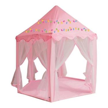 Imagem de Barraca Divertida Infantil Com Luzes De Led Rosa Importway