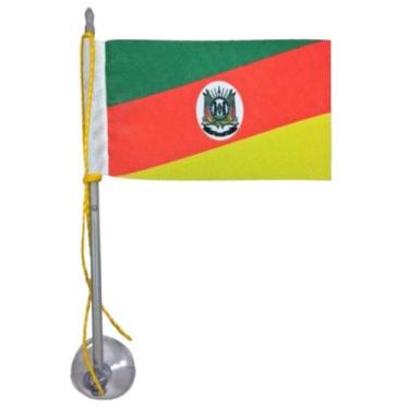 Imagem de Mini Bandeira Da Rio Grande do Sul Com Ventosa (5,5cm X 8,5cm) - SP Ba