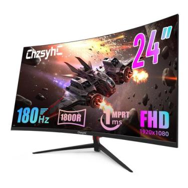 Imagem de Monitor Gamer Curvo ChzsyhC 24" 180Hz 1ms FHD
