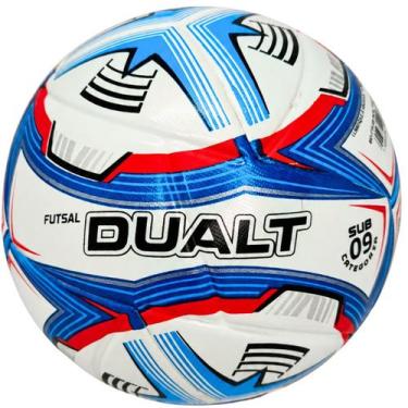 Imagem de Bola Futsal Infantil Oficial Dualt Sub 09 Velox Pro, Azul, Vermelho