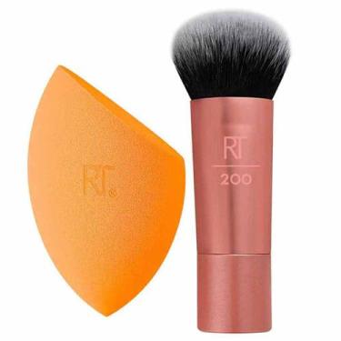 Imagem de Kit de Maquiagem Real Techniques Mini Travel Duo - Pincel + Esponja, K