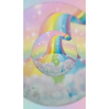 Imagem de Painel Sublimado Redondo Arco Iris Tecido Helanca - Congratulations St