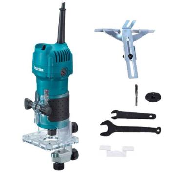 Imagem de Tupia Palma Pinça 6mm e 1/4" 30000 RPM 530w 3709 Makita 110V