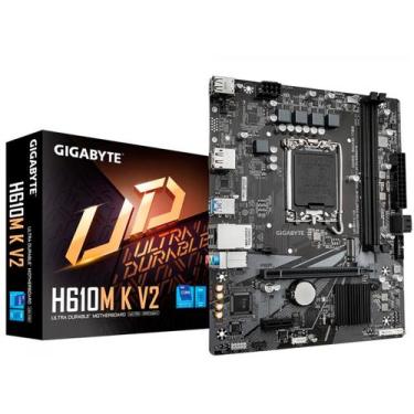 Imagem de Placa Mae Intel 1700 H610M K M.2 2xDdr4 Hdmi/Vga/DP H610M-K Gigabyte