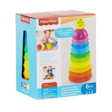 Imagem de Torre de Potinhos Fisher-Price Empilhar E Rolar - Fisher Price