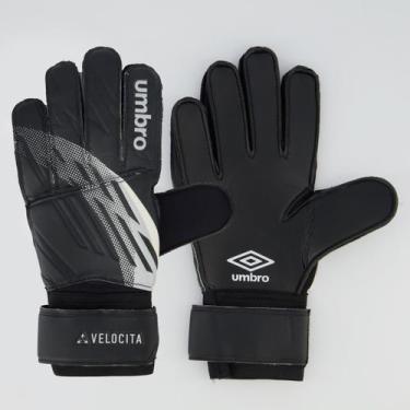 Imagem de Luva Umbro Goleiro Velocita Preta, 08
