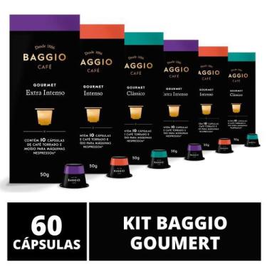 Imagem de 60 Cápsulas Para Cafeteira Nespresso  Baggio Café Gourmet  6 Caixas