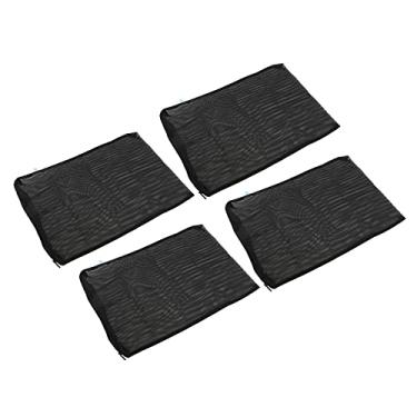 Imagem de Sacos de filtro de mídia de malha de aquário, saco de malha de filtro de carbono particulado Biosfera segura para filtragem(ampla)