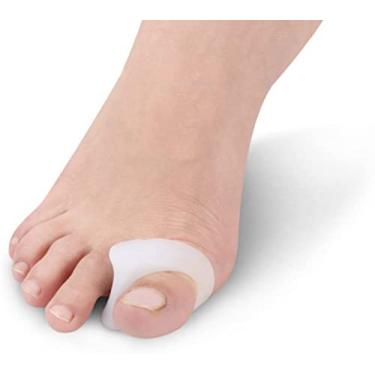 Imagem de Separador de dedos de silicone para cuidados com os pés Hallux Valgus uso diário Elitzia ETFT019