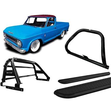 Imagem de Kit quebra mato+Estribo CH+Sant Antonio Duplo C10/C-10 Preto