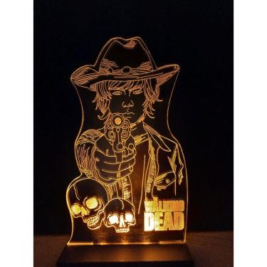 Imagem de Luminária Abajur Led The Walking Dead Carl Grimes