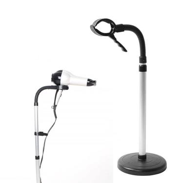 Imagem de Suporte Secador Cabelo Pet Bancada Flexivel Giratorio Chao Ajustavel Cabeleireiro