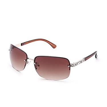 Imagem de Óculos de sol grandes com gradiente feminino vintage senhora estilo verão óculos de sol feminino, c03 dourado marrom, china