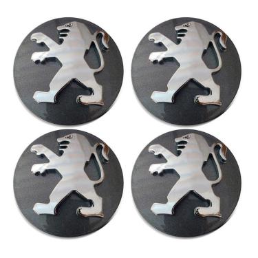 Imagem de Jogo 4 Calota Centro Roda Peugeot 106 Grafite