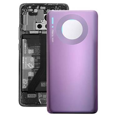 Imagem de HUANGYUNCHAO Acessórios telefônicos Tampa traseira da bateria para huawei mate 30 Substituição do telefone celular