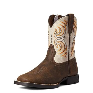 Imagem de Bota infantil Storm Country, Marrom antigo/creme envelhecido, 10 Big Kid
