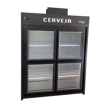 Imagem de Minicâmara Cervejeira 30 Caixas 4 Portas De Vidro Polar MCB150PV 220v