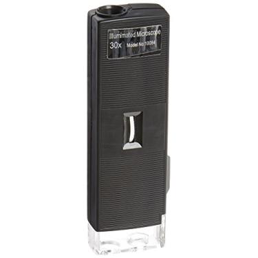 Imagem de Microscópio iluminado de bolso United Scientific MCR30X, ampliação de 30x, alimentado por bateria