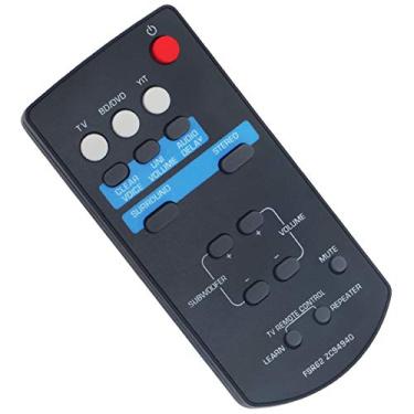 Imagem de Controle remoto de substituição FSR62 ZC94940 adequado para sistema de alto-falante Yamaha Sound Bar NS-WSW40 YAS-201 YAS-CU201 YAS-201BL NSWSW40 YAS201 YASCU201 YAS201BL
