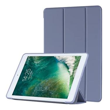 Imagem de Capa protetora inteligente com suporte ultrafino para iPad Pro12.9 Pro11 Pro10.5 Pro9.7 iPad 10.9 Ipad Mini 1 2 3 4 5 6 Ipad 5 6 Capa protetora (Ipad 10.9/Air4/Air5, lavanda)