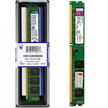 Imagem de Memória Ram Desktop 8gb 1333Mhz Ddr3 KvR1333d3n9/8G Kingston