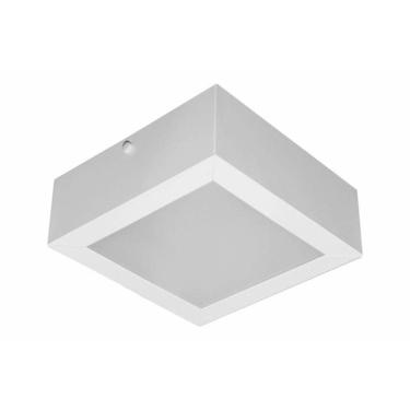 Imagem de Luminária sobrepor p/2 lamp e27 c/vidro jateado