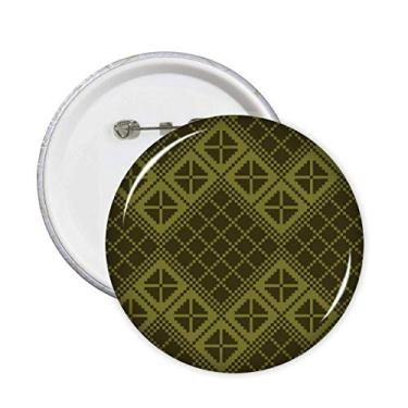 Imagem de Broche de ilustração de triângulo de losango verde, broches, emblema, acessório, decoração, 5 peças