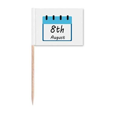 Imagem de Pai Festival Relaxe Descanso Chinês Homem Pai Bandeira de Palito de Dente Marcador Topper Decoração de Festa