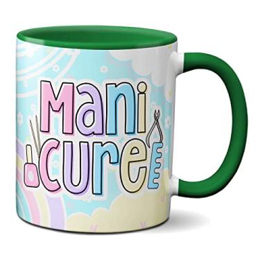 Imagem de Caneca Manicure Pedicure Profissional Unha Presente Criativo (Verde)