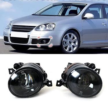 Imagem de JESYMBX Para Volkswagen Jetta V MK5 2006-2011 Lâmpada de neblina de halogênio com lente convexa