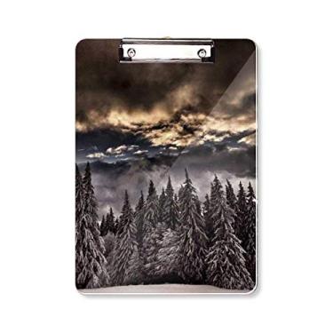 Imagem de Prancheta de prancheta White Pine Sky Dark Sky A4