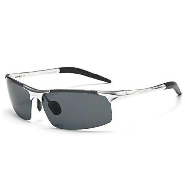 Imagem de Oculos de Sol Masculino Esporte com Proteção Uv400 Polarizados Oculos de Sol AORON 8888-A (C9)