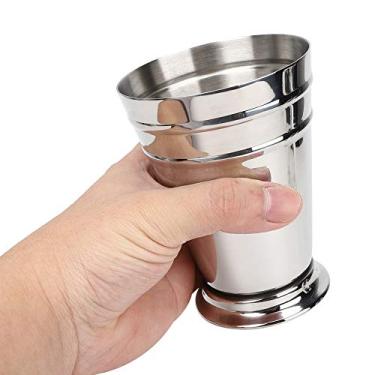 Imagem de Copo de coquetel, copo de cerveja, caneca de coquetel, copo de vinho ferramenta de barman, copo de mistura de bebida para bar para casa (prata, 400ml)